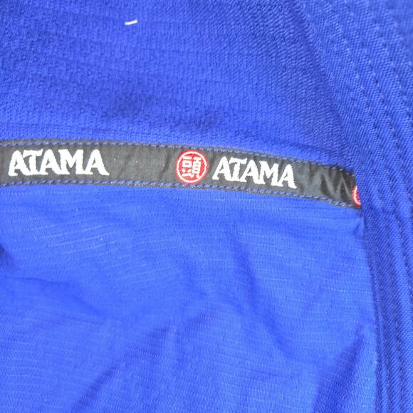 Atama Gold Pearl Weave Brazilian Jiu Jitsu Gi Blue Men’s Size A5 New With Tags - Picture 10 of 16